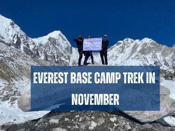 Everest Base Camp Trek in November