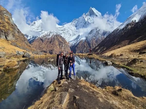trekking in nepal october