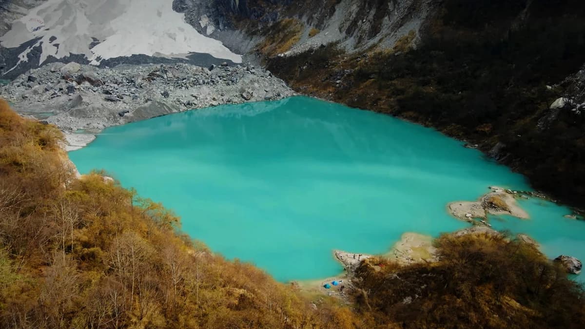 KAPUCHE LAKE TREKKING – LOWEST GLACIER LAKE IN NEPAL