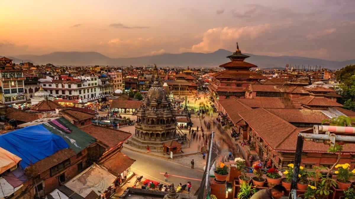 Patan Durbar Square Top View