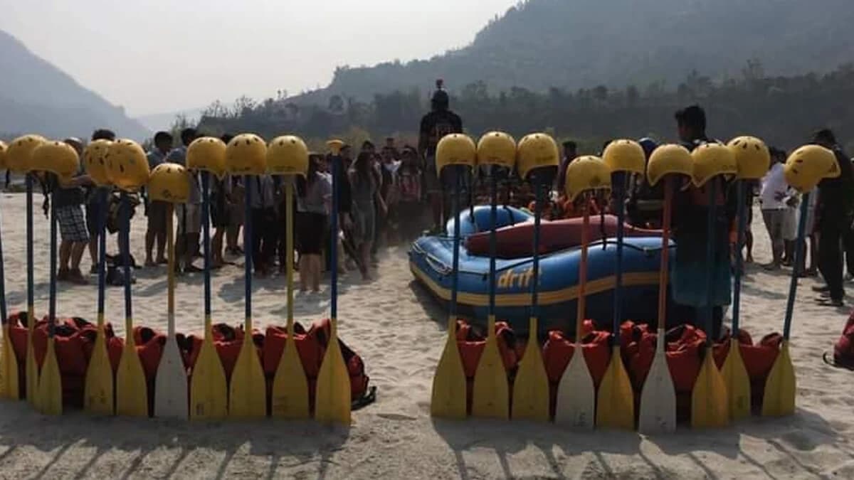 White water Trishuli River rafting