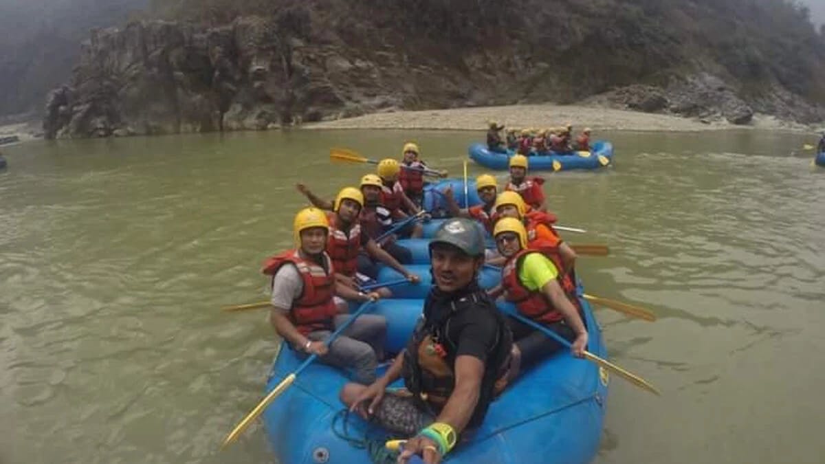 White water Trishuli River rafting